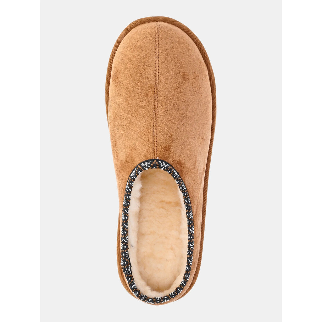 Pawz Women's Hazel Platform Clog Slippers with Faux Fur Lining